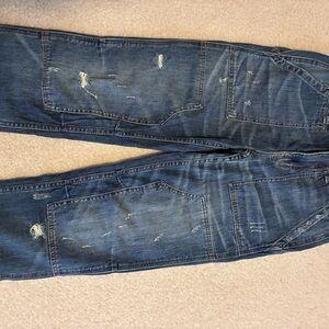 Pilcro Anthropologie Women’s Carpenter  Jeans with Distressed Details